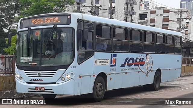 SOUL - Sociedade de Ônibus União Ltda. 7176 na cidade de Porto Alegre, Rio Grande do Sul, Brasil, por Max Ramos. ID da foto: 9540957.