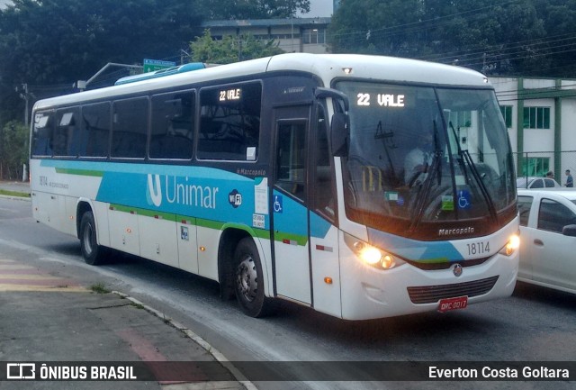 Unimar Transportes 18114 na cidade de Cariacica, Espírito Santo, Brasil, por Everton Costa Goltara. Número da foto: #9542453.