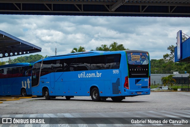UTIL - União Transporte Interestadual de Luxo 9019 na cidade de Resende, Rio de Janeiro, Brasil, por Gabriel Nunes de Carvalho. Número da foto: #9540788.