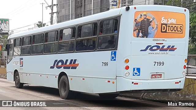 SOUL - Sociedade de Ônibus União Ltda. 7199 na cidade de Porto Alegre, Rio Grande do Sul, Brasil, por Max Ramos. ID da foto: 9540984.