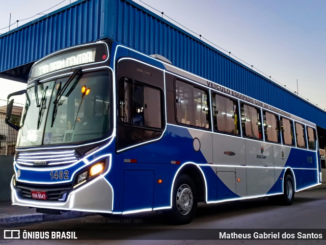 VB Transportes e Turismo 1402 na cidade de Campinas, São Paulo, Brasil, por Matheus Gabriel dos Santos. ID da foto: 9542717.