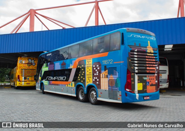 Viação Sampaio 11872 na cidade de Resende, Rio de Janeiro, Brasil, por Gabriel Nunes de Carvalho. Número da foto: #9542197.