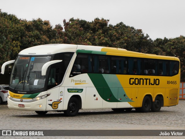 Empresa Gontijo de Transportes 18465 na cidade de Vitória da Conquista, Bahia, Brasil, por João Victor. ID da foto: 9543654.