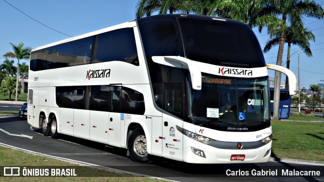 Kaissara - Viação Caiçara 2017 na cidade de Vitória, Espírito Santo, Brasil, por Carlos Gabriel  Malacarne. ID da foto: 9541953.