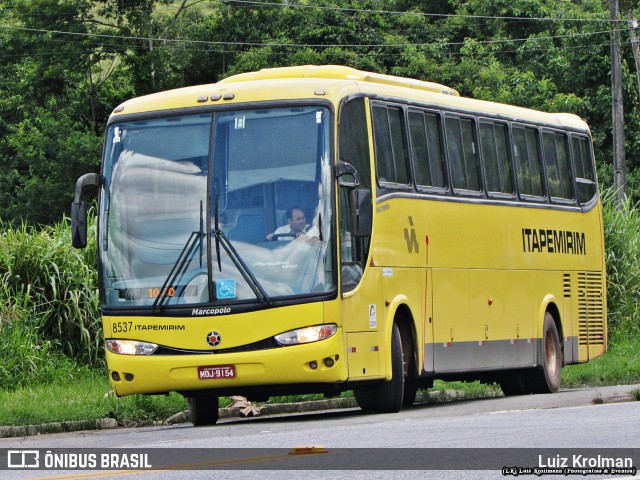 Viação Itapemirim 8537 na cidade de Juiz de Fora, Minas Gerais, Brasil, por Luiz Krolman. ID da foto: 9543258.