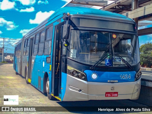VB Transportes e Turismo 1424 na cidade de Campinas, São Paulo, Brasil, por Henrique Alves de Paula Silva. Número da foto: #9542312.