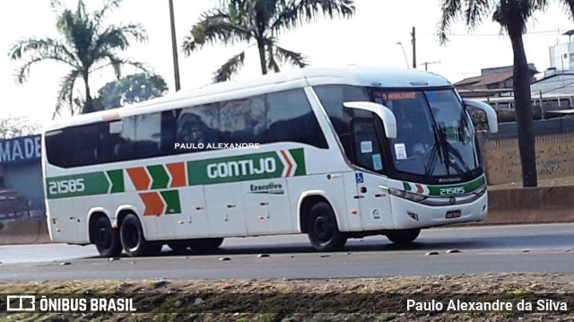 Empresa Gontijo de Transportes 21585 na cidade de Betim, Minas Gerais, Brasil, por Paulo Alexandre da Silva. ID da foto: 9542556.