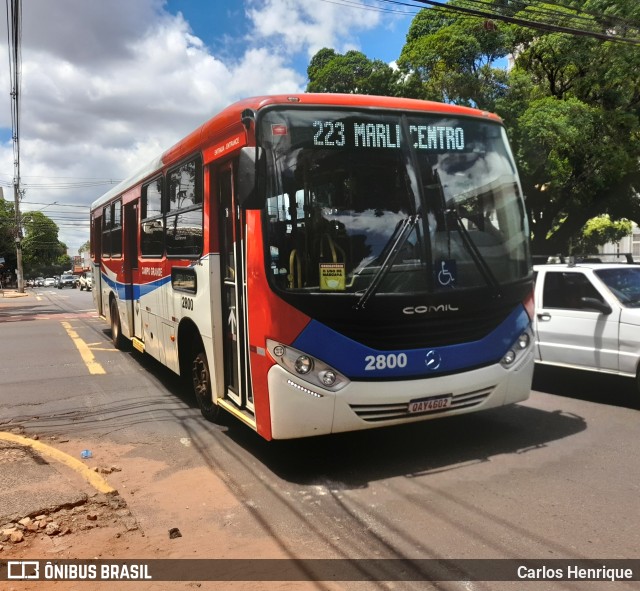 Viação São Francisco 2800 na cidade de Campo Grande, Mato Grosso do Sul, Brasil, por Carlos Henrique. Número da foto: #9542516.