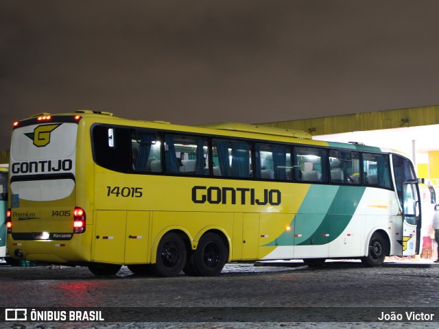 Empresa Gontijo de Transportes 14015 na cidade de Feira de Santana, Bahia, Brasil, por João Victor. Número da foto: #9543524.