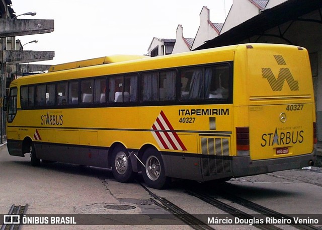 Viação Itapemirim 40327 na cidade de Rio de Janeiro, Rio de Janeiro, Brasil, por Márcio Douglas Ribeiro Venino. ID da foto: 9540942.