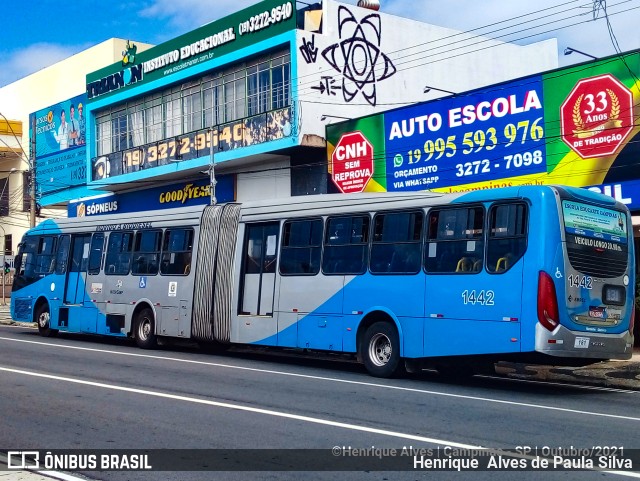VB Transportes e Turismo 1442 na cidade de Campinas, São Paulo, Brasil, por Henrique Alves de Paula Silva. Número da foto: #9542251.