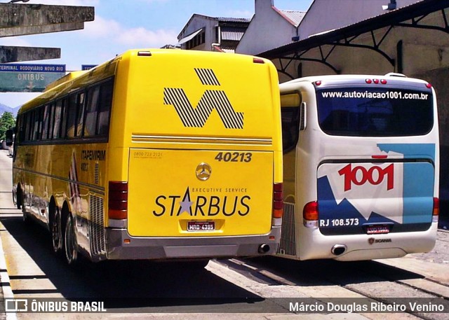 Viação Itapemirim 40213 na cidade de Rio de Janeiro, Rio de Janeiro, Brasil, por Márcio Douglas Ribeiro Venino. ID da foto: 9540767.