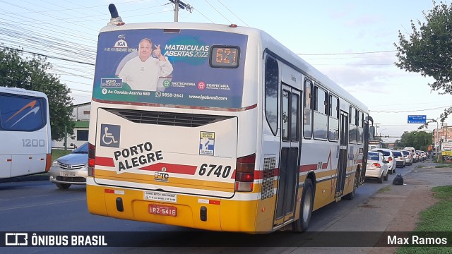 SOPAL - Sociedade de Ônibus Porto-Alegrense Ltda. 6740 na cidade de Porto Alegre, Rio Grande do Sul, Brasil, por Max Ramos. ID da foto: 9541002.