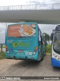Transporte Coletivo Estrela 1210 na cidade de Florianópolis, Santa Catarina, Brasil, por Brunno Alexandre. Número da foto: #:id.