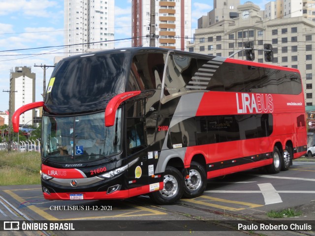 Lirabus 21600 na cidade de Curitiba, Paraná, Brasil, por Paulo Roberto Chulis. Número da foto: #9546460.