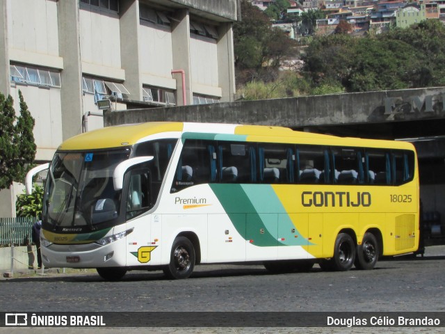 Empresa Gontijo de Transportes 18025 na cidade de Belo Horizonte, Minas Gerais, Brasil, por Douglas Célio Brandao. ID da foto: 9546276.