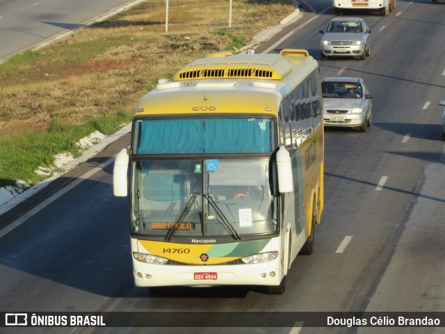 Empresa Gontijo de Transportes 14760 na cidade de Belo Horizonte, Minas Gerais, Brasil, por Douglas Célio Brandao. ID da foto: 9546556.