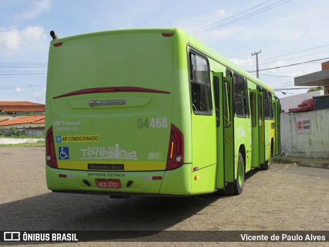 Transcol Transportes Coletivos 04468 na cidade de Teresina, Piauí, Brasil, por Vicente de Paulo Alves. Número da foto: #9545250.