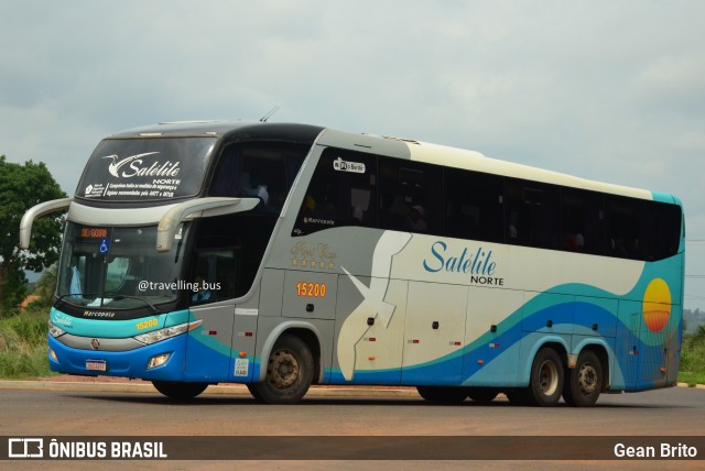 Expresso Satélite Norte 15200 na cidade de Estreito, Maranhão, Brasil, por Gean Brito. ID da foto: 9548552.