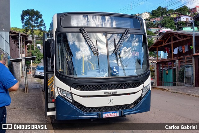 Visate - Viação Santa Tereza 341 na cidade de Caxias do Sul, Rio Grande do Sul, Brasil, por Carlos Gabriel. Número da foto: #9549586.