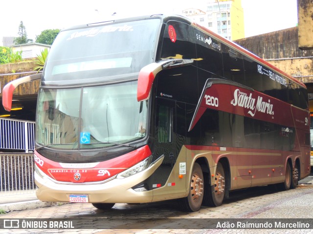 Santa Maria Fretamento e Turismo > Transportes Santa Maria(SP) 1200 na cidade de Belo Horizonte, Minas Gerais, Brasil, por Adão Raimundo Marcelino. Número da foto: #9549691.