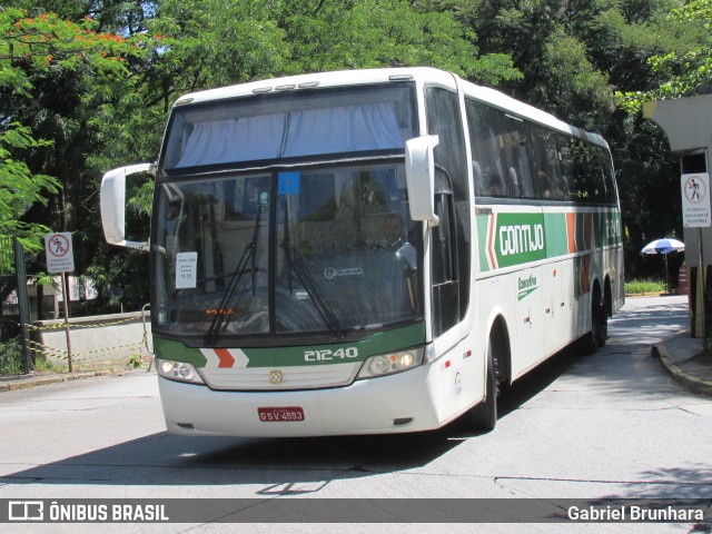 Empresa Gontijo de Transportes 21240 na cidade de São Paulo, São Paulo, Brasil, por Gabriel Brunhara. ID da foto: 9548124.