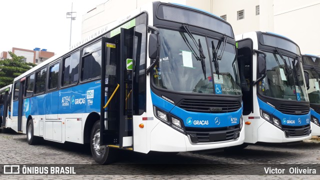 Viação Nossa Senhora das Graças A71594 na cidade de Rio de Janeiro, Rio de Janeiro, Brasil, por Victor  Oliveira. Número da foto: #9548862.