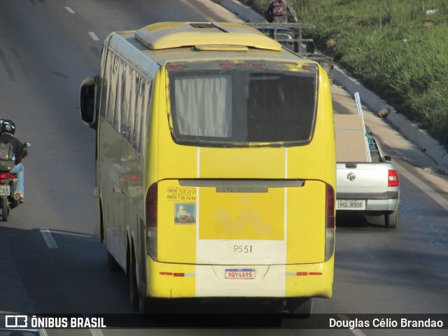 Viação Itapemirim 9551 na cidade de Belo Horizonte, Minas Gerais, Brasil, por Douglas Célio Brandao. ID da foto: 9549893.