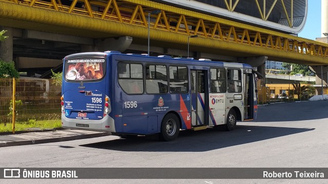 Tucuruvi Transportes e Turismo 1596 na cidade de São Paulo, São Paulo, Brasil, por Roberto Teixeira. ID da foto: 9548585.