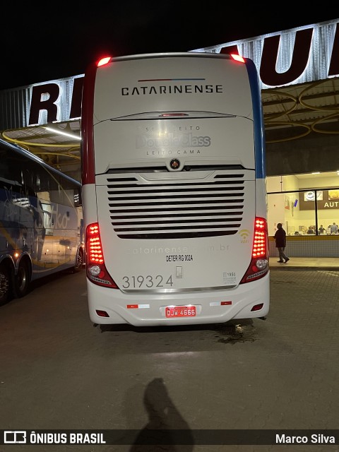 Auto Viação Catarinense 319324 na cidade de Taquarivaí, São Paulo, Brasil, por Marco Silva. Número da foto: #9548275.