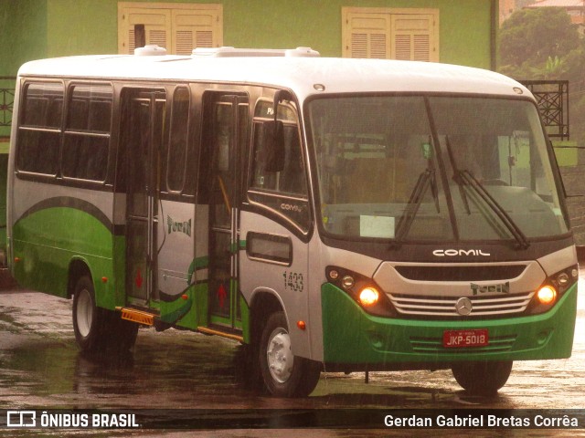 Turin Transportes 1433 na cidade de Ouro Preto, Minas Gerais, Brasil, por Gerdan Gabriel Bretas Corrêa. Número da foto: #9547151.