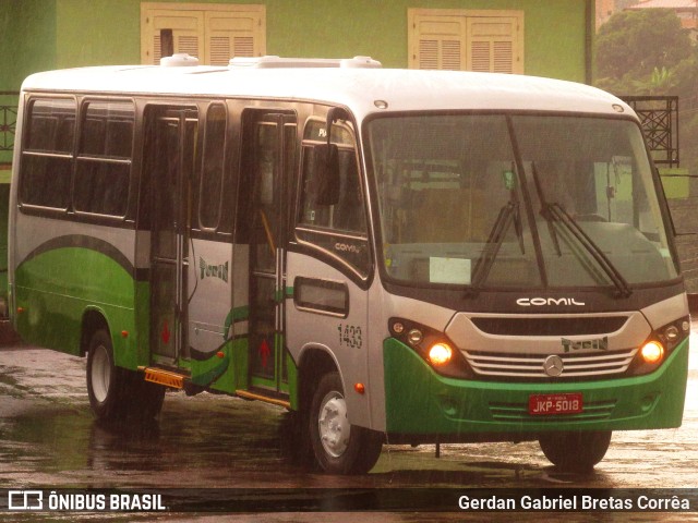 Turin Transportes 1433 na cidade de Ouro Preto, Minas Gerais, Brasil, por Gerdan Gabriel Bretas Corrêa. ID da foto: 9547151.