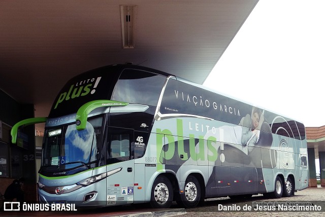 Viação Garcia 88077 na cidade de Santa Cruz do Rio Pardo, São Paulo, Brasil, por Danilo de Jesus Nascimento. Número da foto: #9548424.