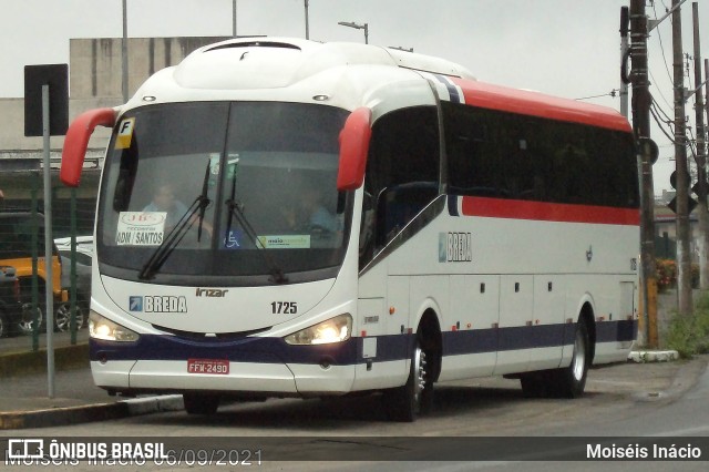 Breda Transportes e Serviços 1725 na cidade de Cubatão, São Paulo, Brasil, por Moiséis Inácio. Número da foto: #9547857.
