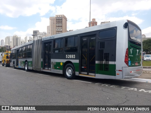 Via Sudeste Transportes S.A. 5 2693 na cidade de São Paulo, São Paulo, Brasil, por PEDRO DA CUNHA ATIBAIA ÔNIBUS. Número da foto: #9550067.