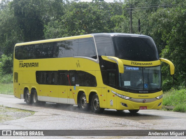 Viação Itapemirim 17031 na cidade de Recife, Pernambuco, Brasil, por Anderson Miguel. Número da foto: #9552910.