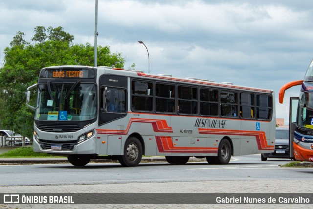 Viação Resendense RJ 192.028 na cidade de Resende, Rio de Janeiro, Brasil, por Gabriel Nunes de Carvalho. Número da foto: #9552397.
