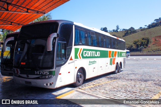 Empresa Gontijo de Transportes 14705 na cidade de Camanducaia, Minas Gerais, Brasil, por Emanuel Gonçalves. ID da foto: 9552279.