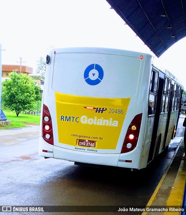 HP Transportes Coletivos 20486 na cidade de Aparecida de Goiânia, Goiás, Brasil, por João Mateus Gramacho Ribeiro. Número da foto: #9551624.