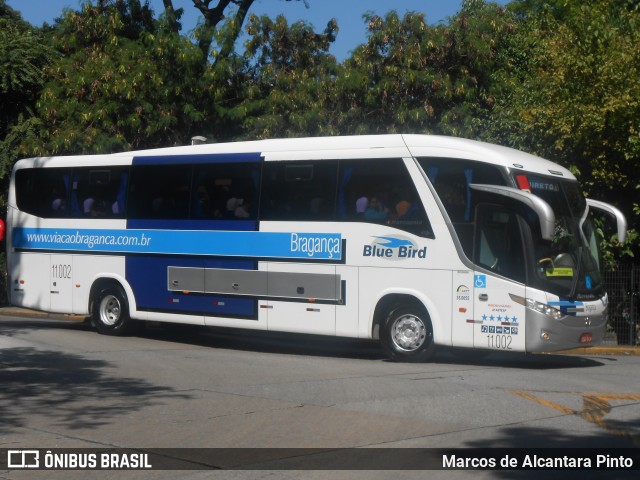 Auto Viação Bragança 11.002 na cidade de São Paulo, São Paulo, Brasil, por Marcos de Alcantara Pinto. ID da foto: 9553192.