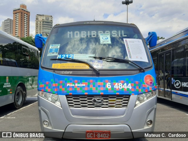 Viação Paratodos > São Jorge > Metropolitana São Paulo > Mobibrasil 6 4844 na cidade de São Paulo, São Paulo, Brasil, por Mateus C.  Cardoso. Número da foto: #9551322.