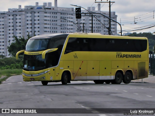 Viação Itapemirim 17023 na cidade de Juiz de Fora, Minas Gerais, Brasil, por Luiz Krolman. ID da foto: 9550400.