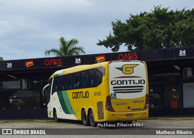 Empresa Gontijo de Transportes 18425 na cidade de Campos dos Goytacazes, Rio de Janeiro, Brasil, por Matheus Ribeiro. ID da foto: 9551050.