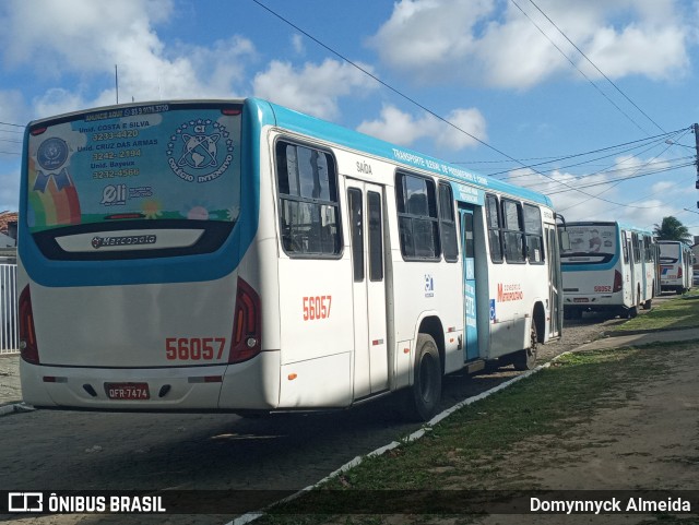 Reunidas Transportes >  Transnacional Metropolitano 56057 na cidade de Bayeux, Paraíba, Brasil, por Domynnyck Almeida. Número da foto: #9553543.