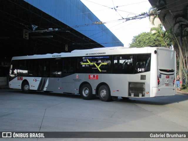 Next Mobilidade - ABC Sistema de Transporte 5411 na cidade de Santo André, São Paulo, Brasil, por Gabriel Brunhara. ID da foto: 9557267.