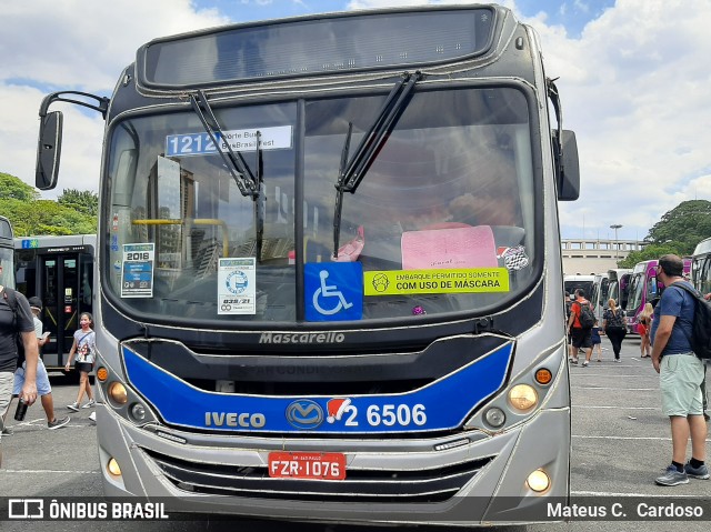 Transcooper > Norte Buss 2 6506 na cidade de São Paulo, São Paulo, Brasil, por Mateus C.  Cardoso. Número da foto: #9554575.