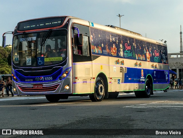 Transcooper > Norte Buss 2 6506 na cidade de São Paulo, São Paulo, Brasil, por Breno Vieira. ID da foto: 9557302.