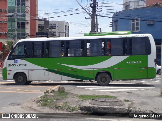 Viação São José RJ 200.016 na cidade de Nova Iguaçu, Rio de Janeiro, Brasil, por Augusto César. Número da foto: #9555782.