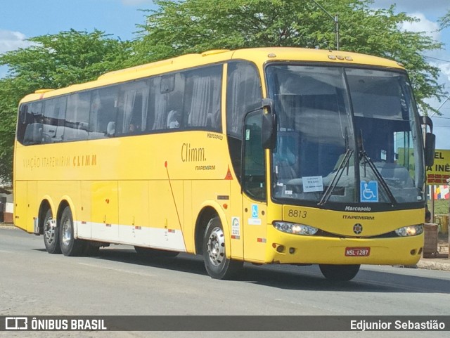 Viação Itapemirim 8813 na cidade de Nazaré da Mata, Pernambuco, Brasil, por Edjunior Sebastião. ID da foto: 9555841.