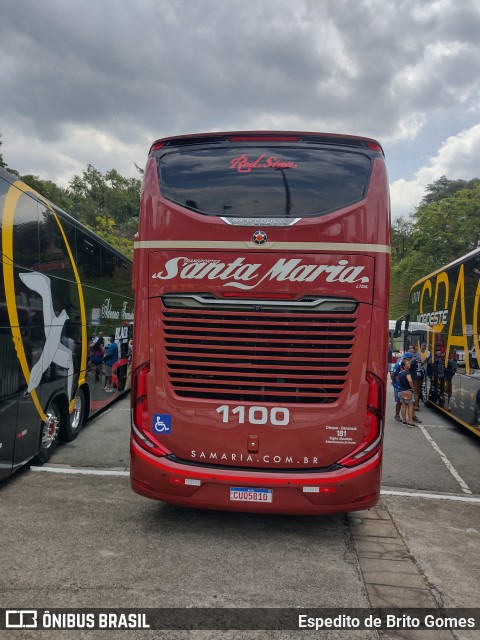 Santa Maria Fretamento e Turismo > Transportes Santa Maria(SP) 1100 na cidade de São Paulo, São Paulo, Brasil, por Espedito de Brito Gomes. Número da foto: #9555525.